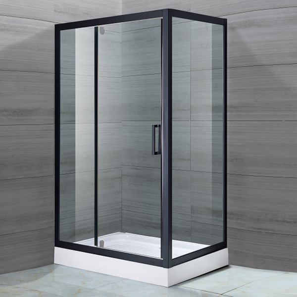 黑色推拉式淋浴房-LX-1132
