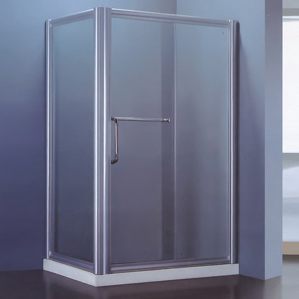 抛光铝合金框架淋浴房-LX-1165
