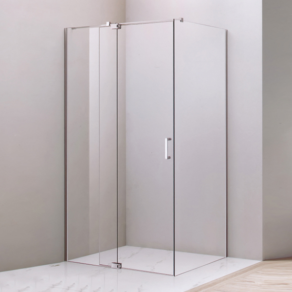 角落放置的长方形推拉式淋浴房-LX-1260