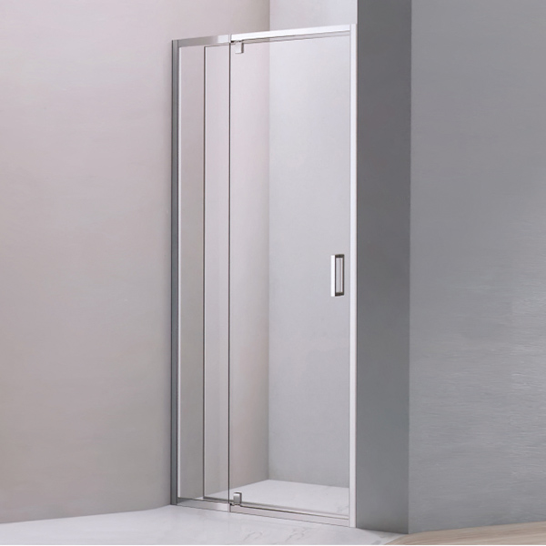 亮银不锈钢框架的淋浴门-LX-3190